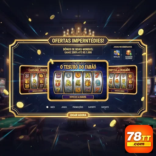 Ilustração de Descubra os Recompenses VIP da 78tt no Cassino Online